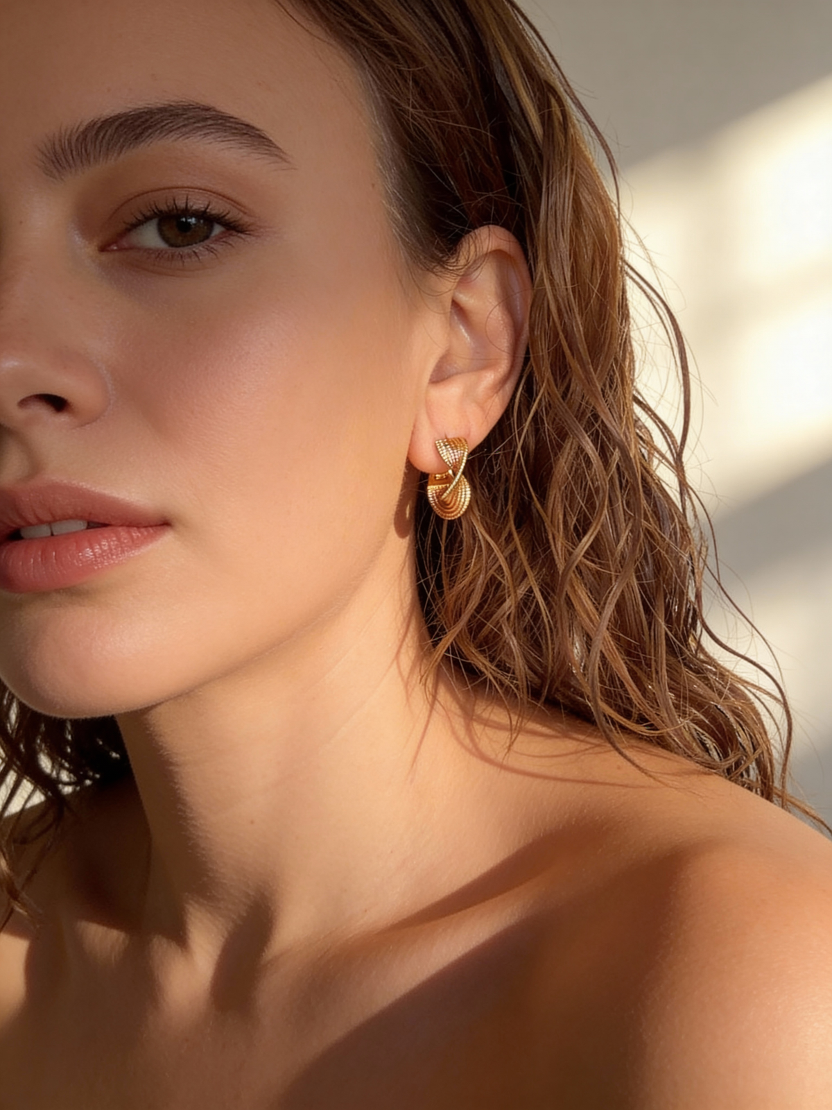 SOLÉA Creolen | Vergoldeter Schmuck | 22k
