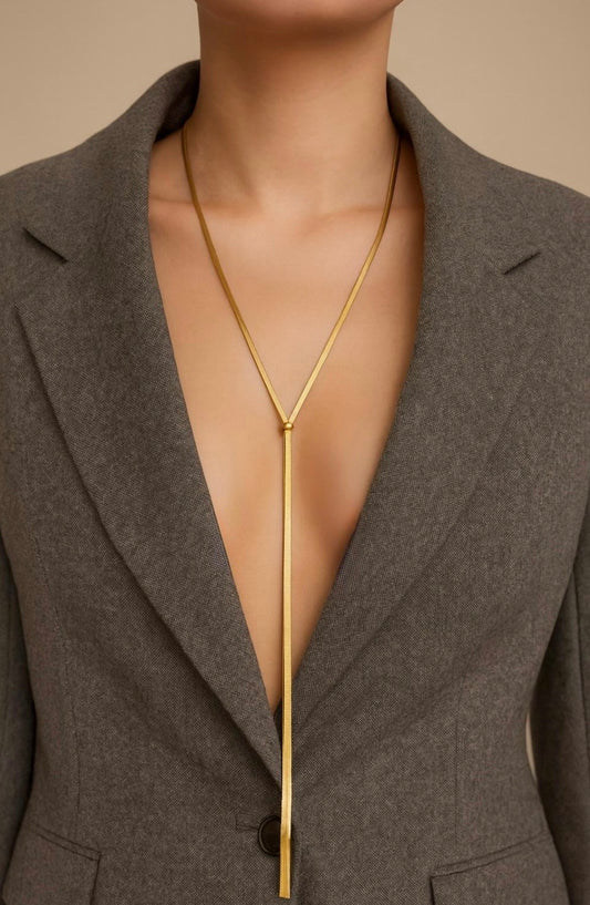 AURA Kette | Edelstahl Schmuck |Geschenk für Sie |Hochzeit Schmuck