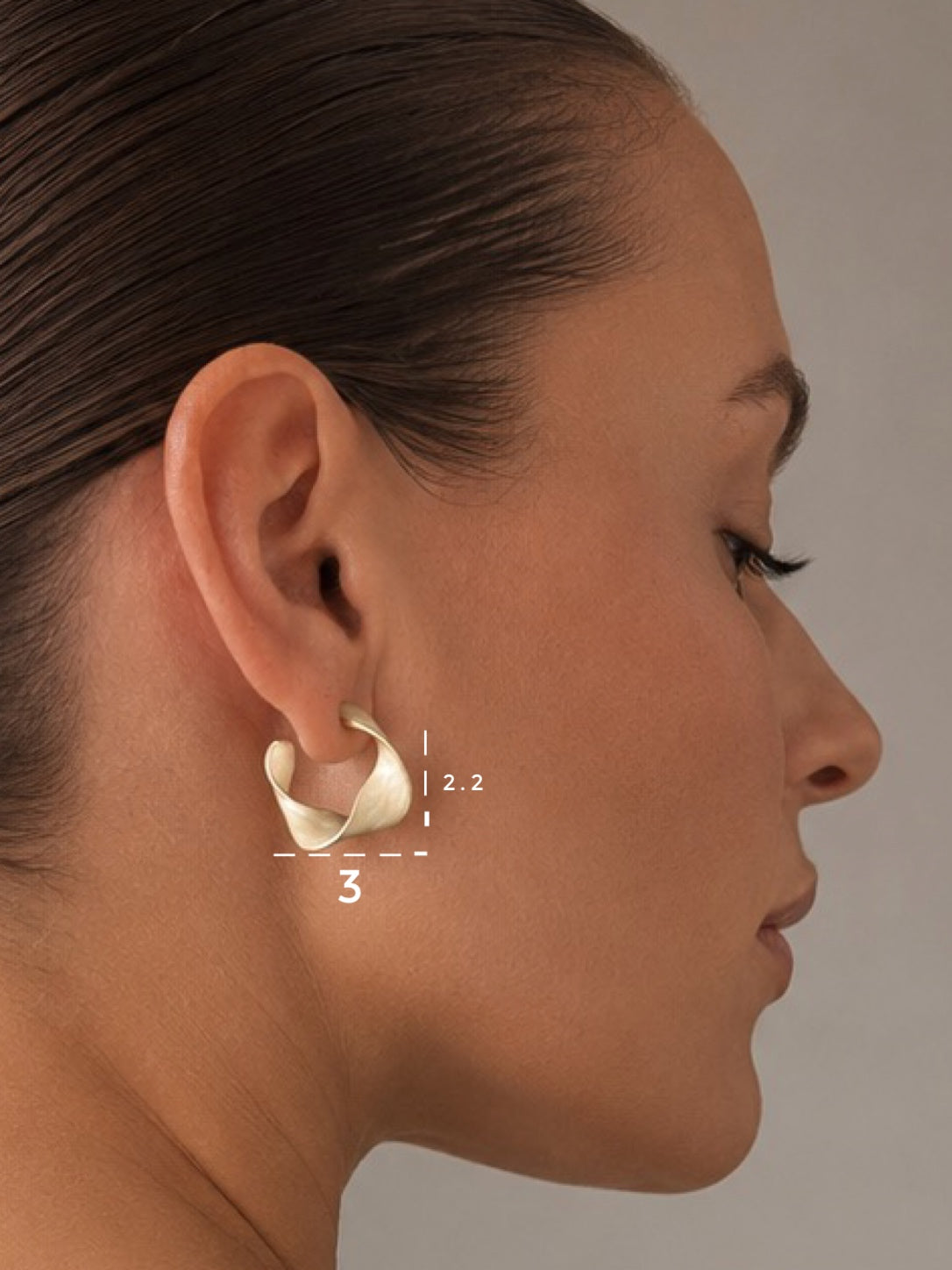 MARISOL Creolen | Moderne Ohrringe