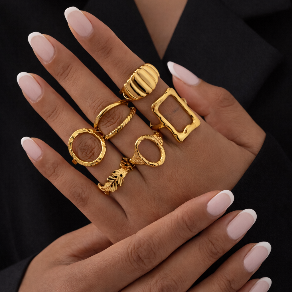 AMORA Ring | Verstellbarer | Schmuck