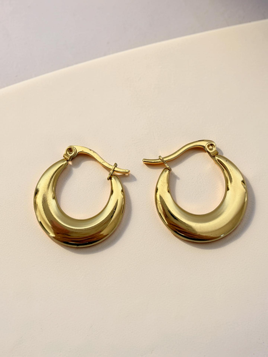 YSÉA Creolen | Vielseitige Ohrringe | 18k