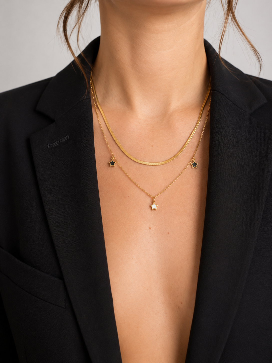 ELIORA Layering Halskette | Anhänger Halskette