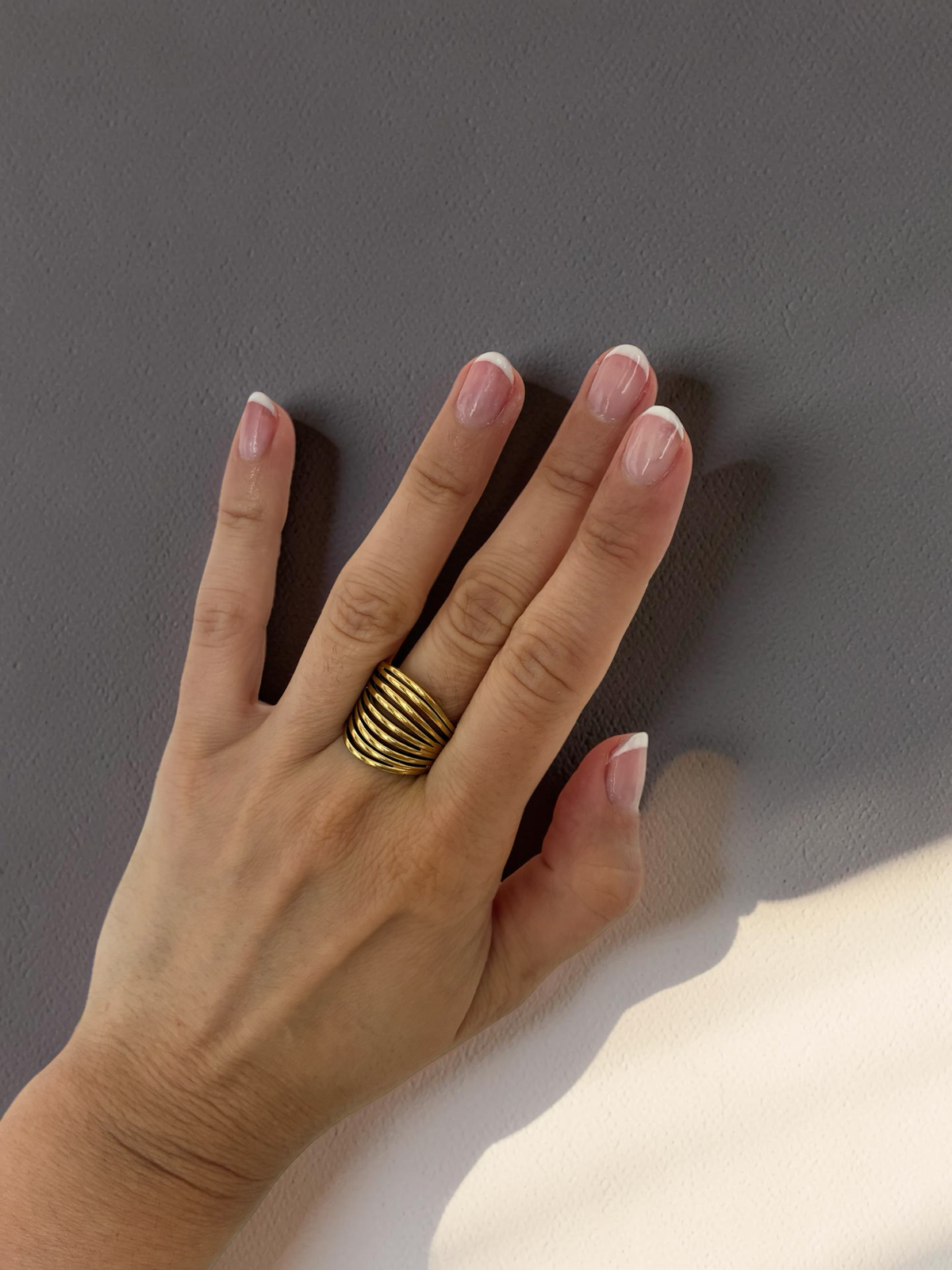 LIVIA Ring | Statement Ring Gold| 18K