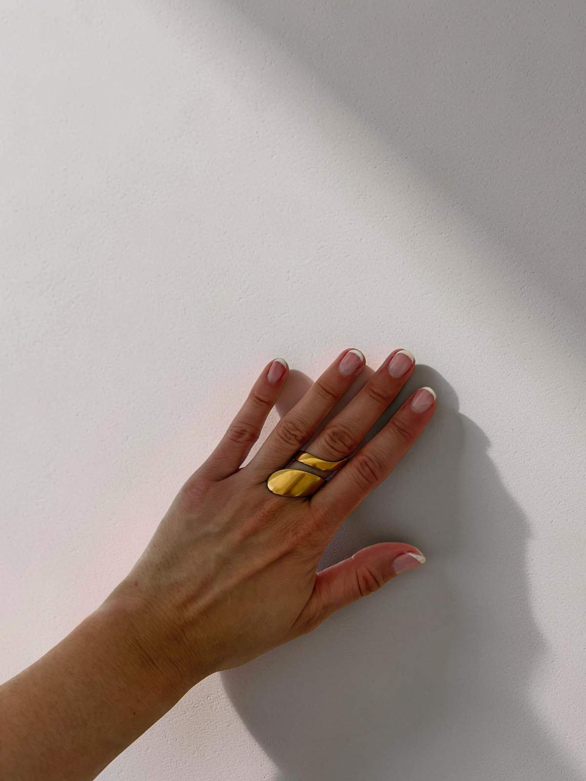 MERI Ring | Moderner Verstellbarer Ring | 18 k