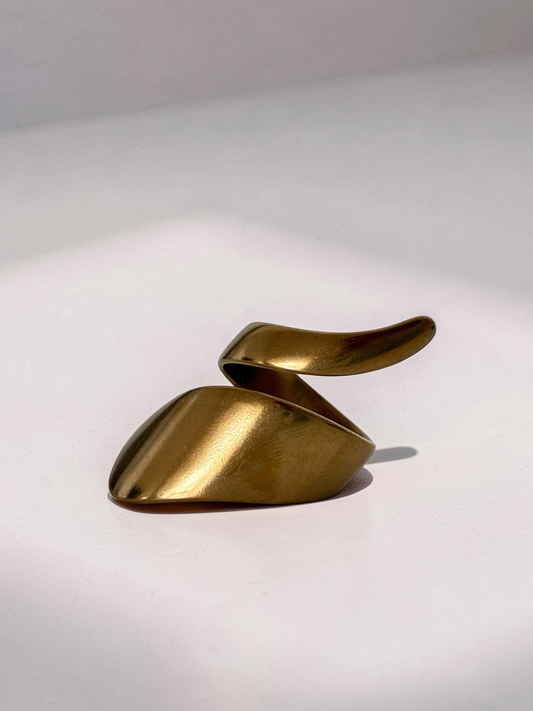 MERI Ring | Moderner Verstellbarer Ring | 18 k