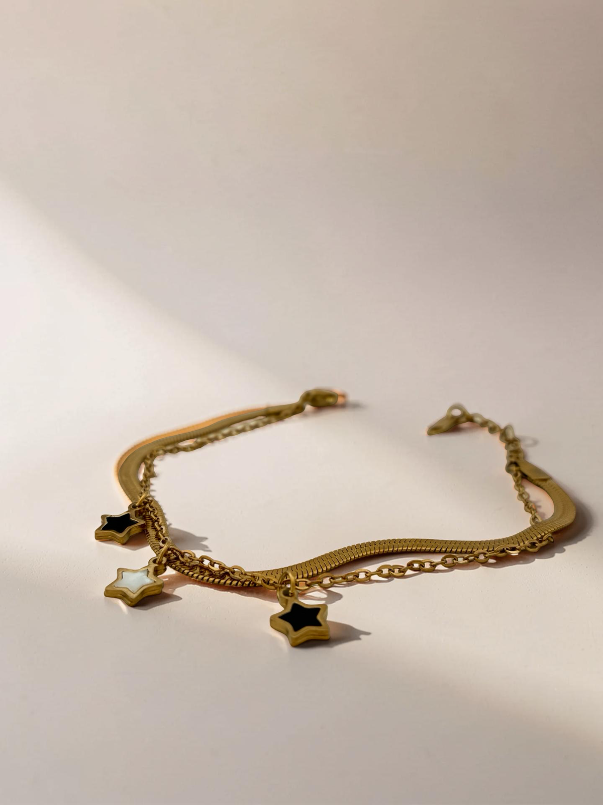 LUCENA | Modernes Damen Gold Armband