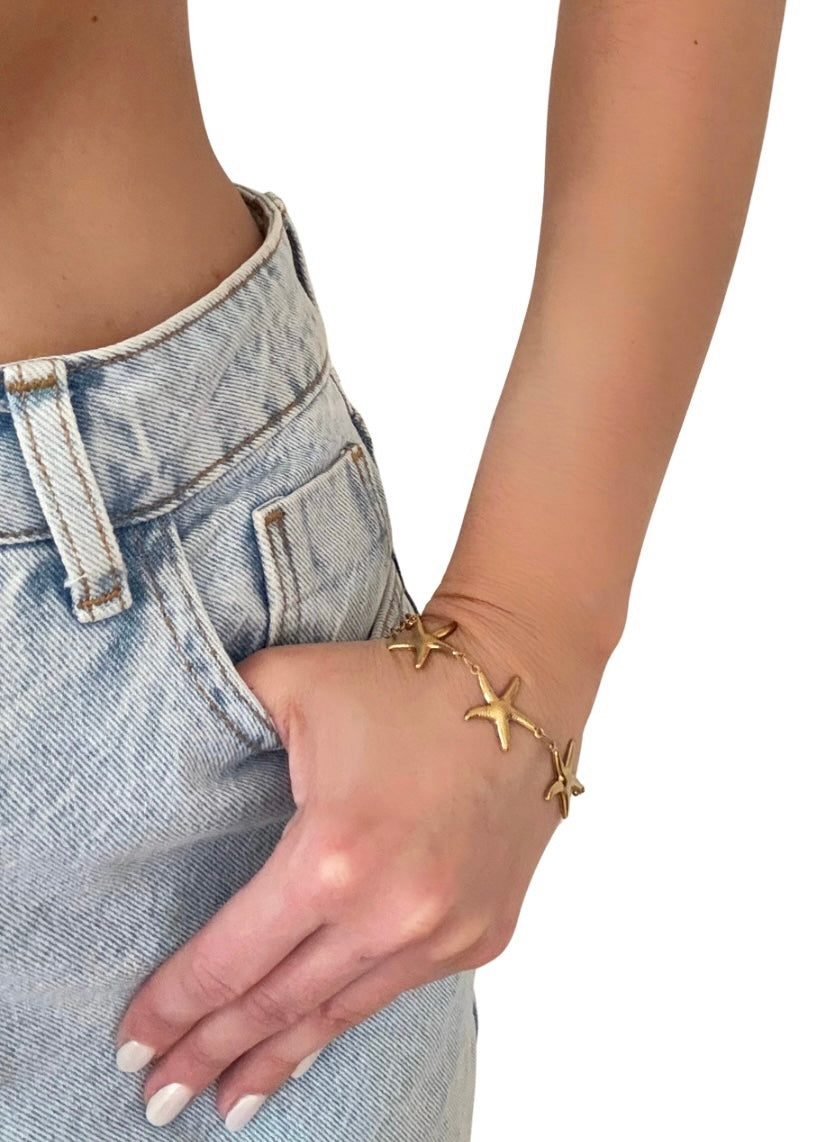ELVINA Armband | Modernes Damen Gold Armband